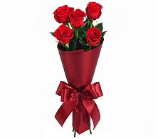 Букет 5 Красных роз Эдлесс Лав в Бытха
