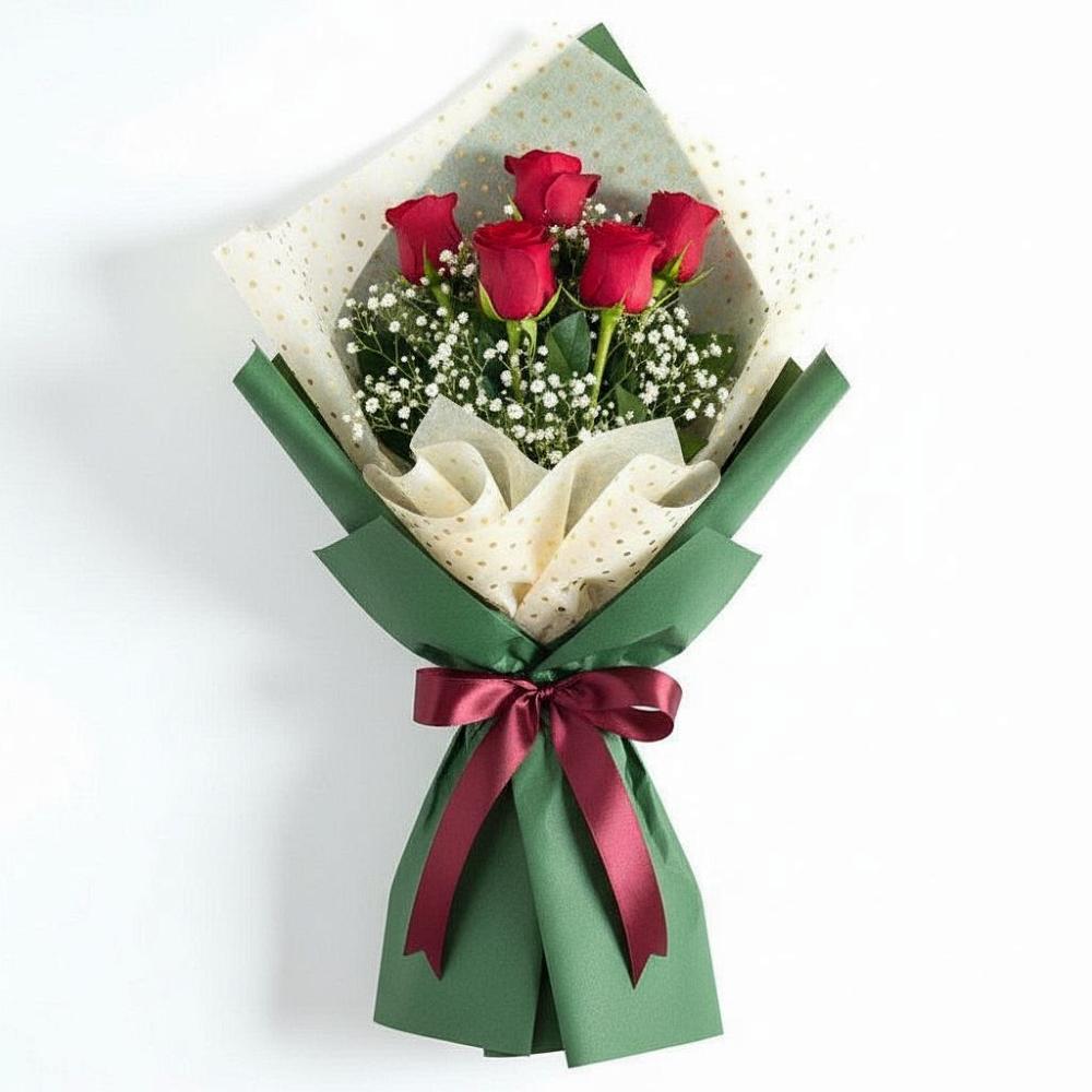 Букет цветов из: Розы в Бытха