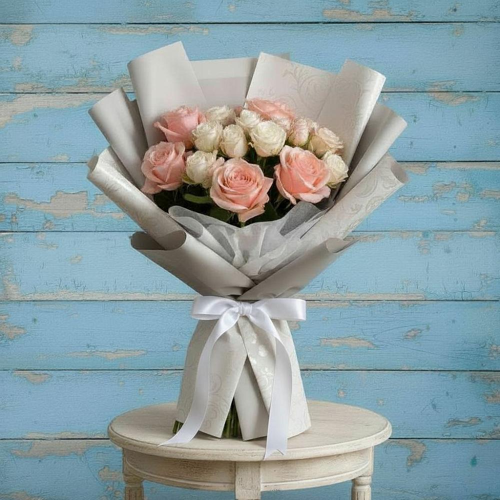 Букет цветов из: Розы в Бытха