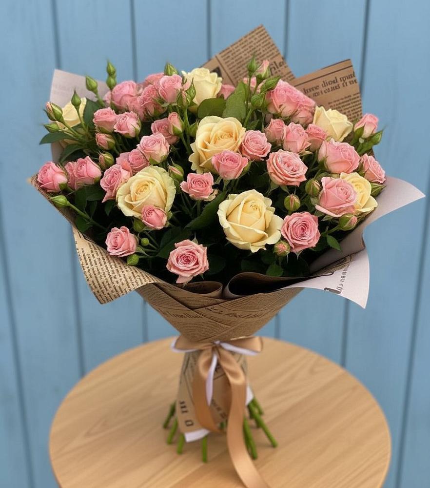 Букет цветов из: Розы в Бытха