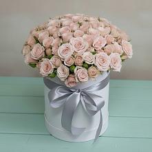 Цветочная композиция из Розы в шляпной коробке #REPLACE_PRED# Бытха