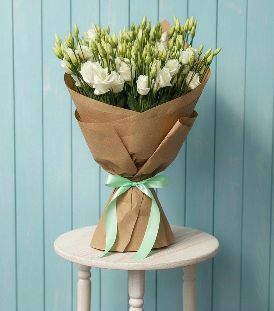 Букет цветов из: Лизиантусы в Бытха