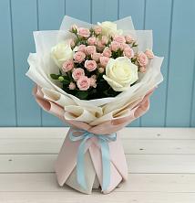 Букет цветов из:  Розы в Бытха