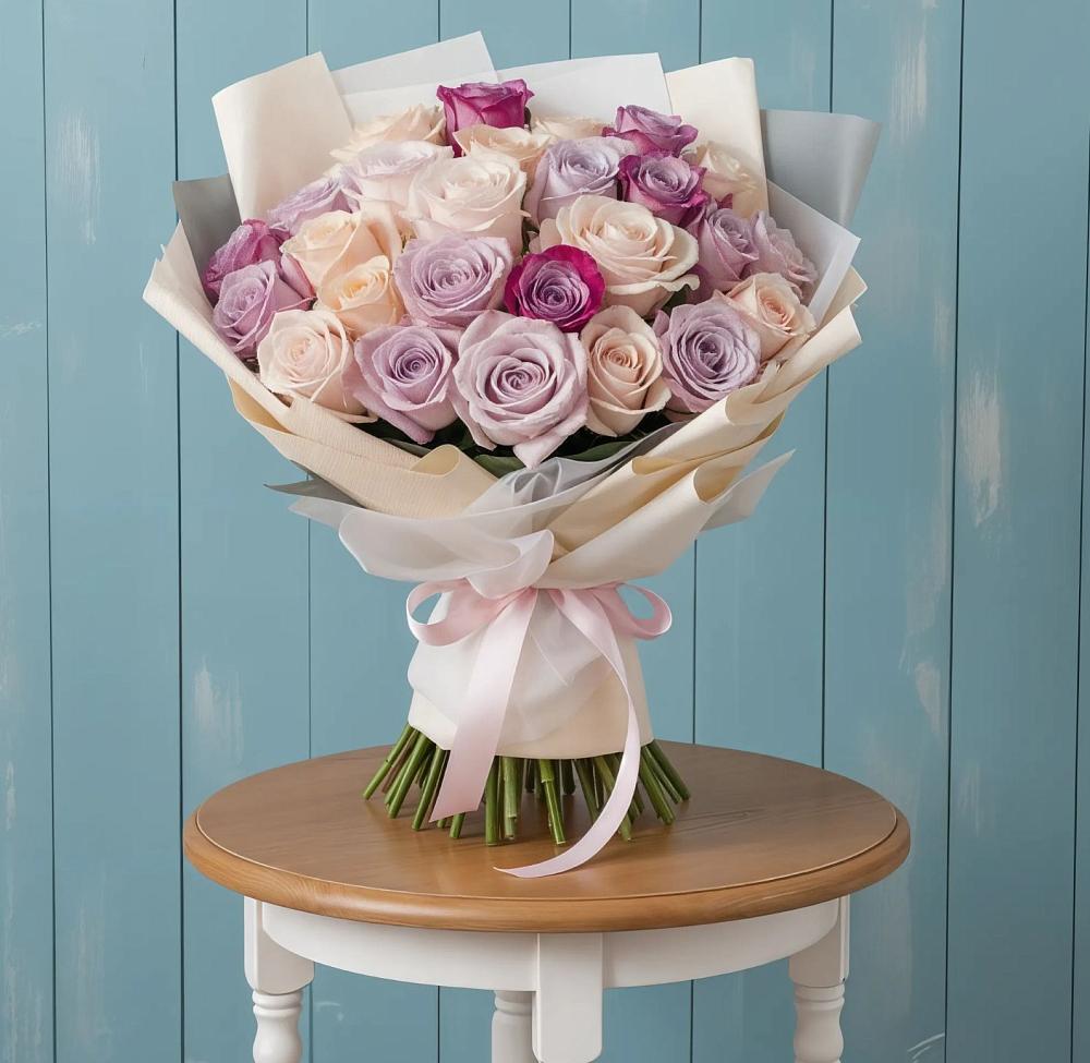 Букет цветов из: Розы в Бытха