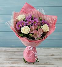 Букет цветов из:  Герберы в Бытха