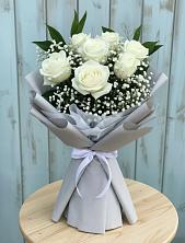 Букет цветов из:  Розы в Бытха