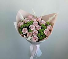 Букет цветов из:  Розы и Хризантемы в Бытха