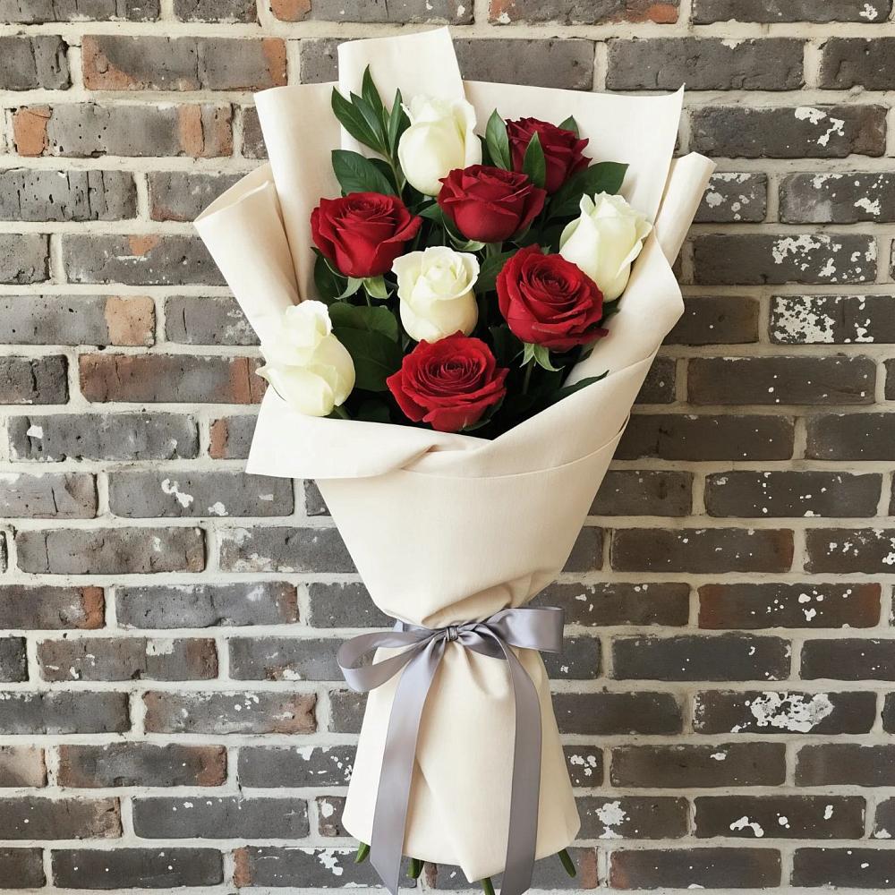 Букет цветов из: Розы в Бытха