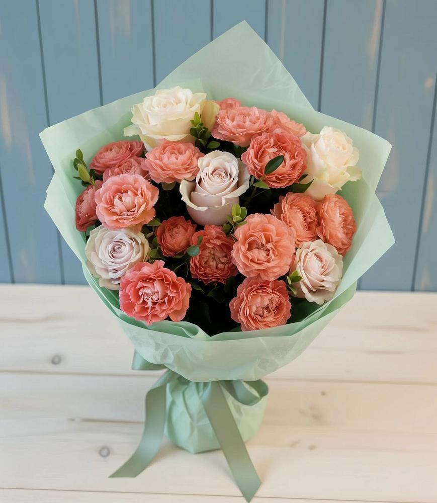 Букет цветов из: Розы в Бытха