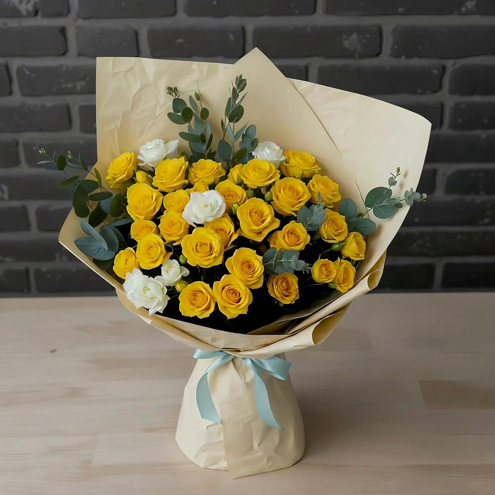 Букет цветов из: Розы в Бытха