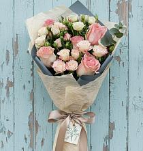 Букет цветов из:  Розы в Бытха