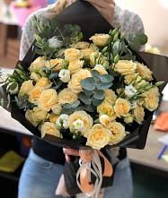 Букет цветов из:  Розы и Лизиантусы #REPLACE_PRED# Бытха