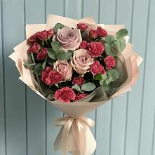 Букет цветов из:  Гвоздики и Розы #REPLACE_PRED# Бытха